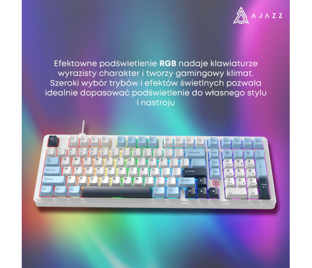 Ajazz AK980 Magnetic Switch biała - 1536375 - zdjęcie 6